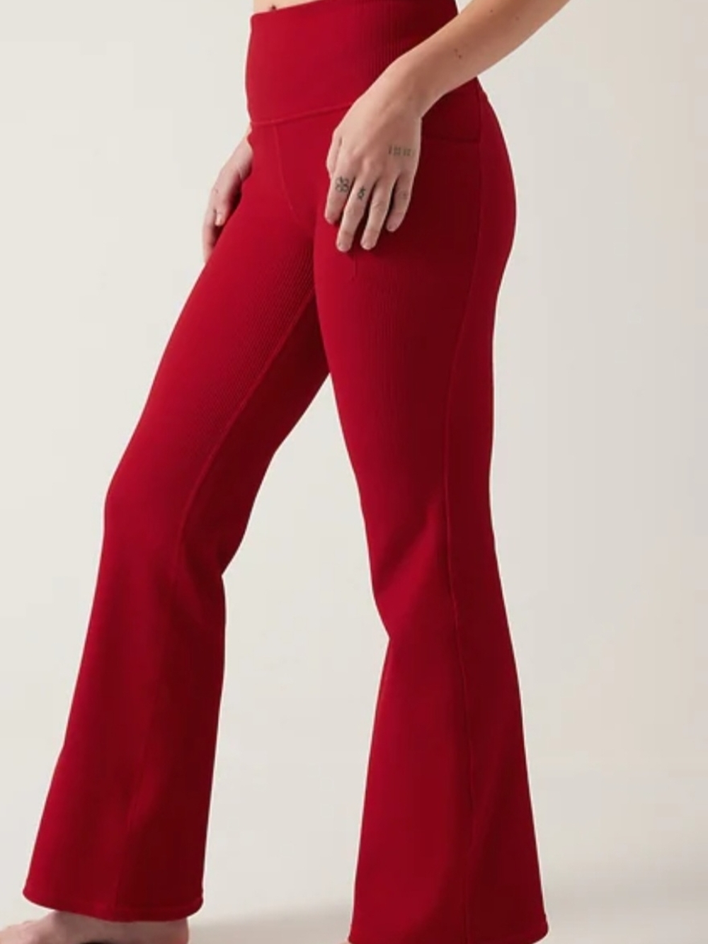 Urban Outfitters Red Flare Leggings